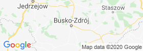 Busko Zdroj map
